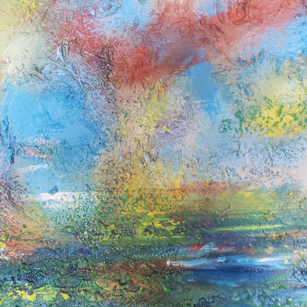 Superb summer in colors, Is a poem of light and atmosphere, 24x72 inch, 61x183 cmSKU 1201