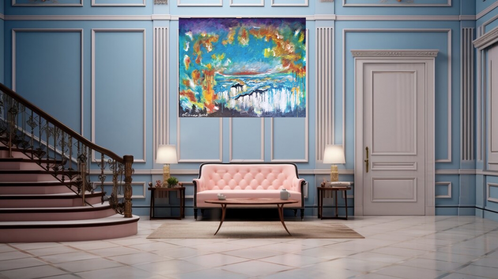 Summer is cying, Why, 30x40 inch, 76x101.5 cm, SKU 1202