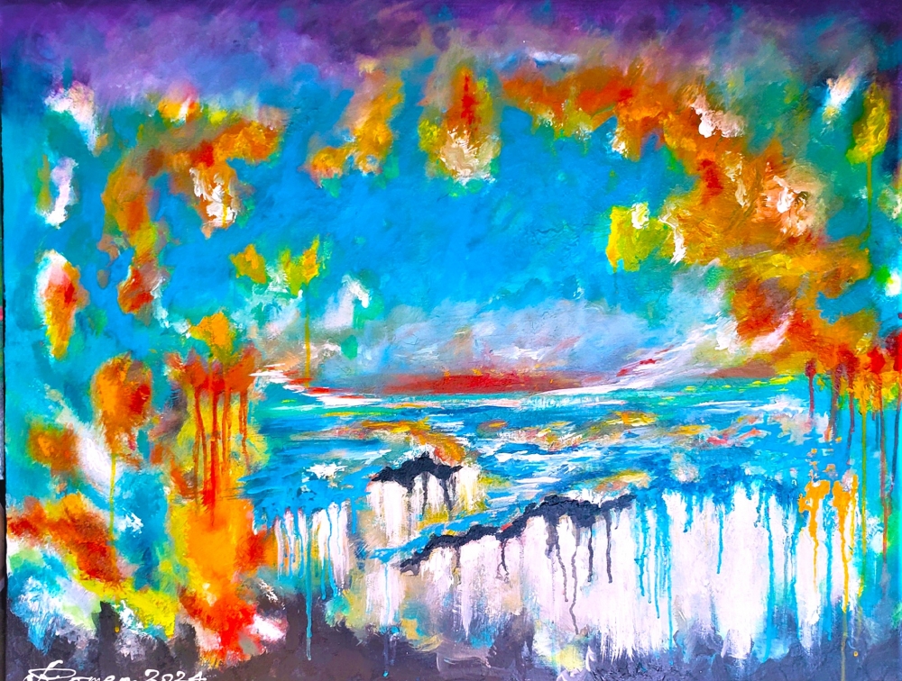 Summer is cying, Why, 30x40 inch, 76x101.5 cm, SKU 1202