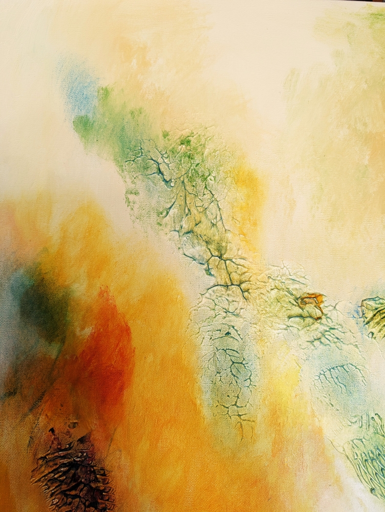 Stereo in wild laguna, acrylic on canvas,  36x48 inch, 96.5x122 cm, SKU 1208