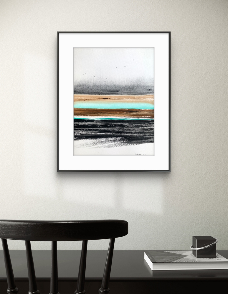 Abstraction River in the valley #2