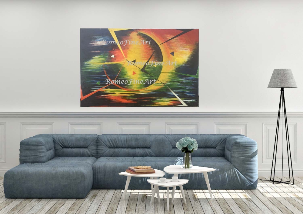 Number Six-6, organic beeswax, on board, 32x48 inch, 81x122 cm, SKU 2002 