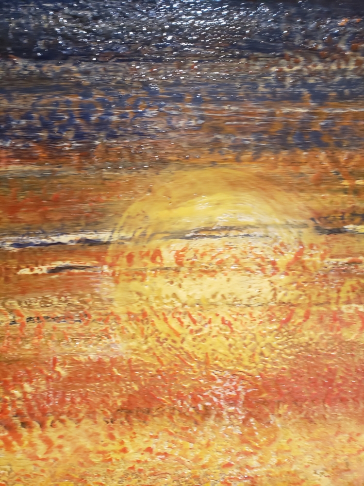 Me, you and sun, organic bees-wax, 24X48 inch, SKU 2019 