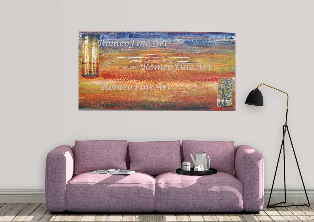 Me, you and sun, organic bees-wax, 24X48 inch, SKU 2019 