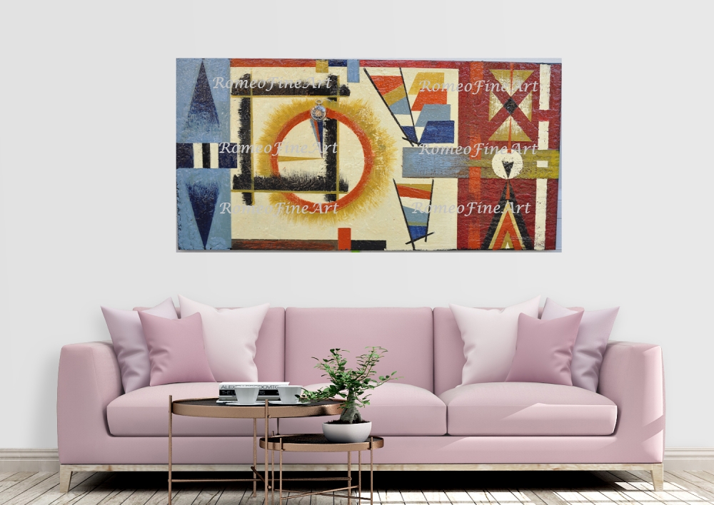 Space and time, with watch, bees-wax on board, 24X48 inch, SKU 2024 