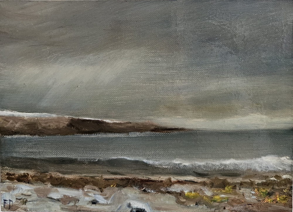 Sea and sky from the beach at Stonehaven