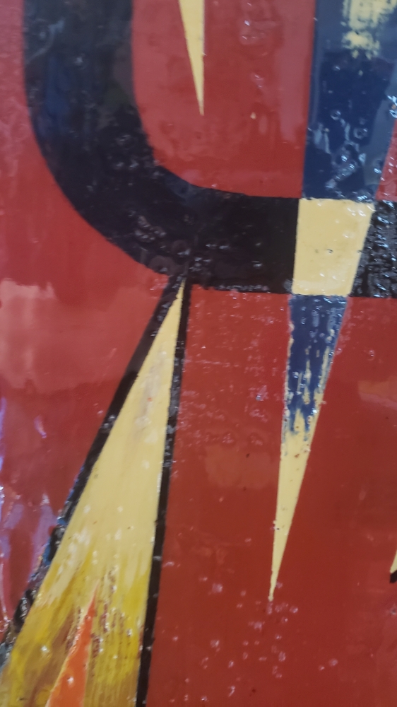 Universe's joy, organic beeswax, 24x36 inch, 2 elements, inch, SKU 2026