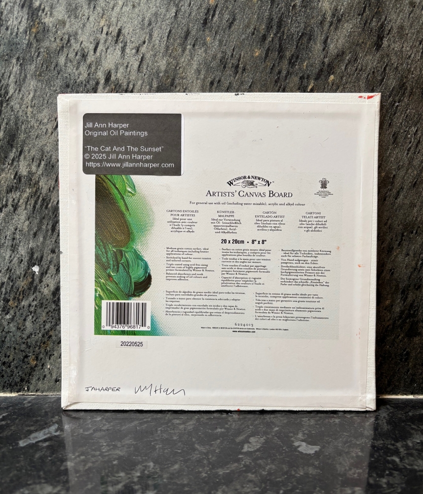 The Cat And The Sunset