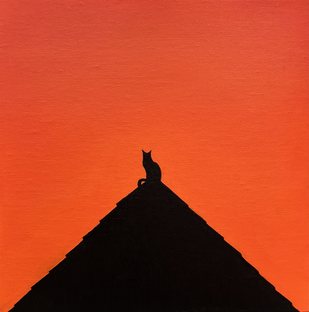 The Cat And The Sunset