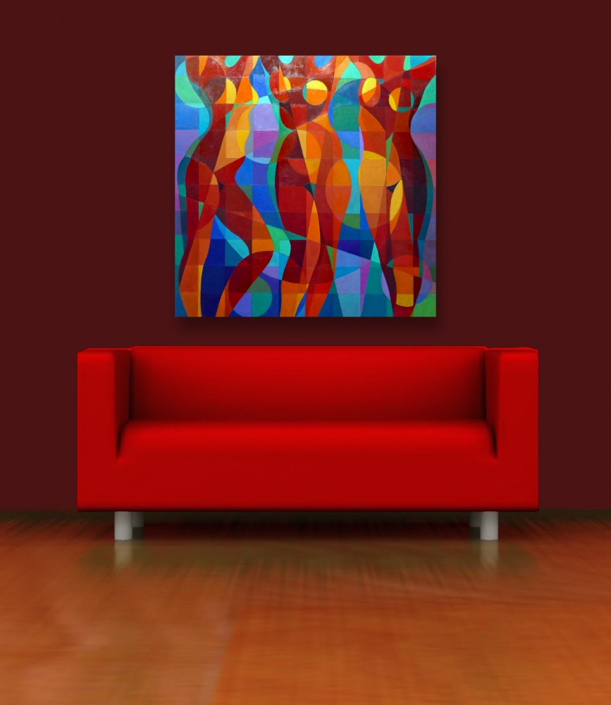 THREE NUDES DANCING ii