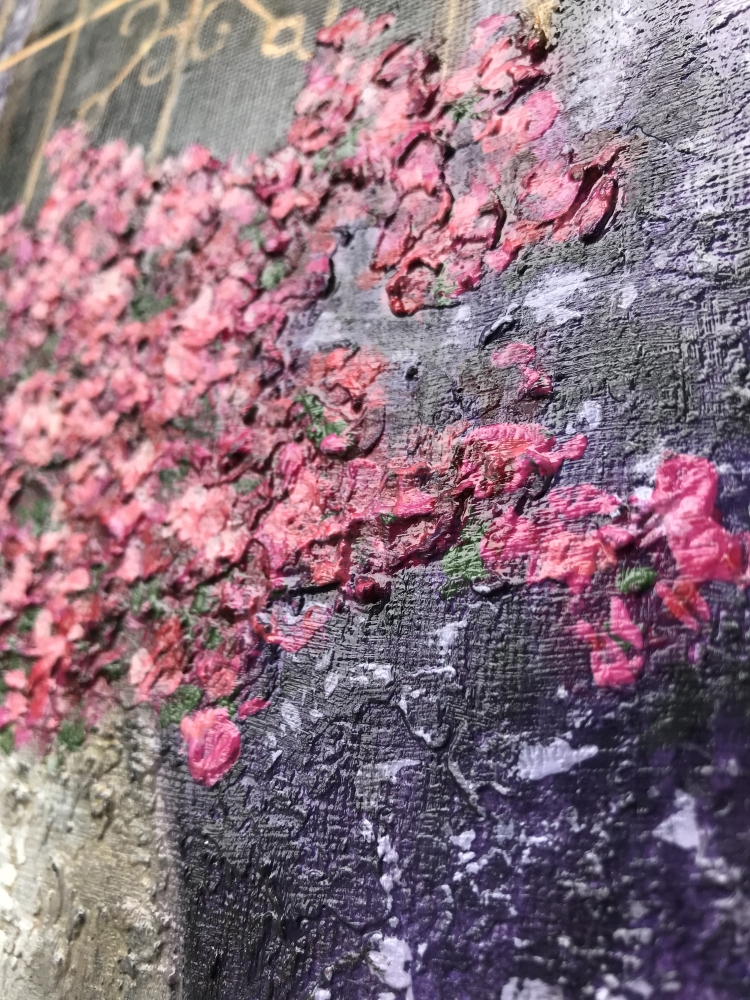 Sunlit Blossoms at the Window