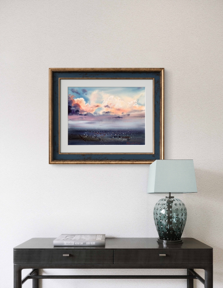 City Cloudscape at Sunrise