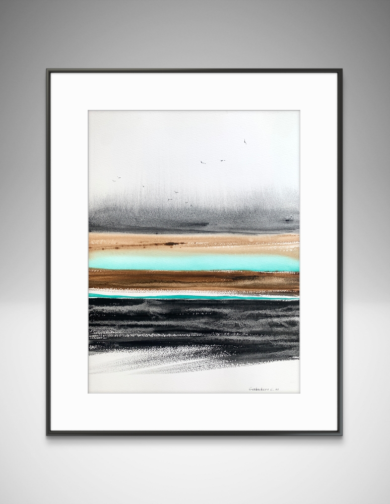 Abstraction River in the valley #2