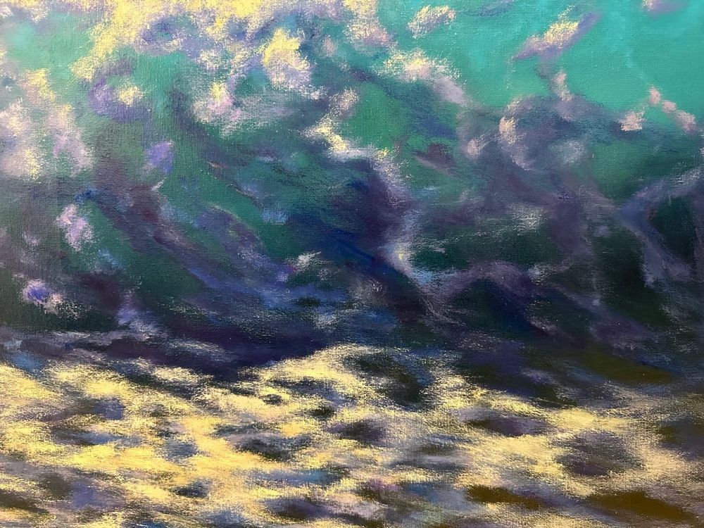 \"Eternal Serenity: A Wave's Dance\"