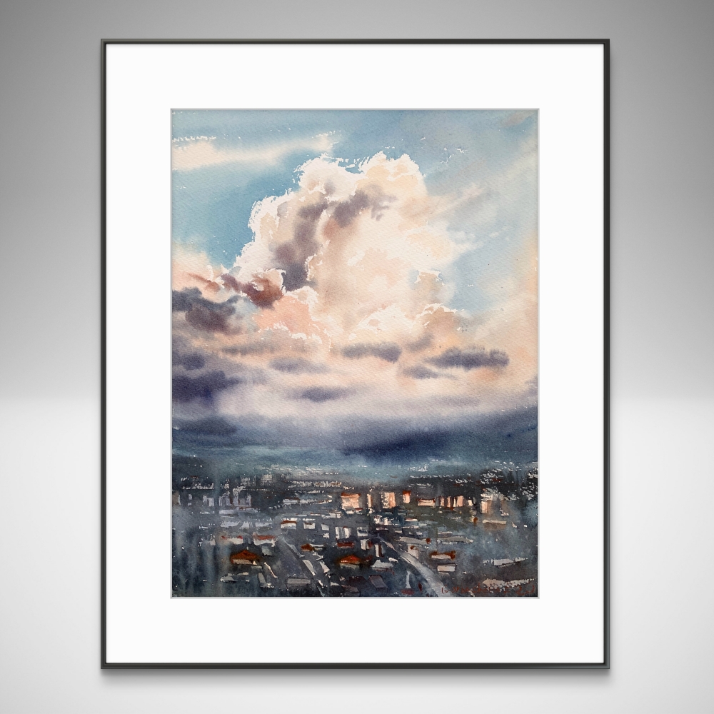 City Cloudscape at Sunrise #3