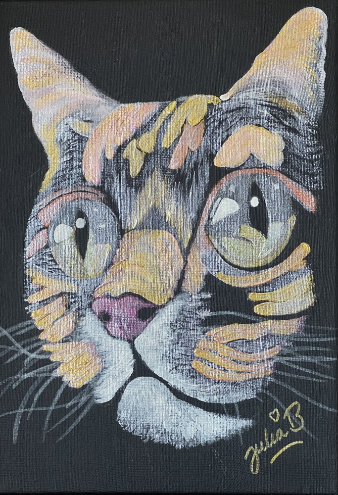 FELINE WHIMSICAL GAZE