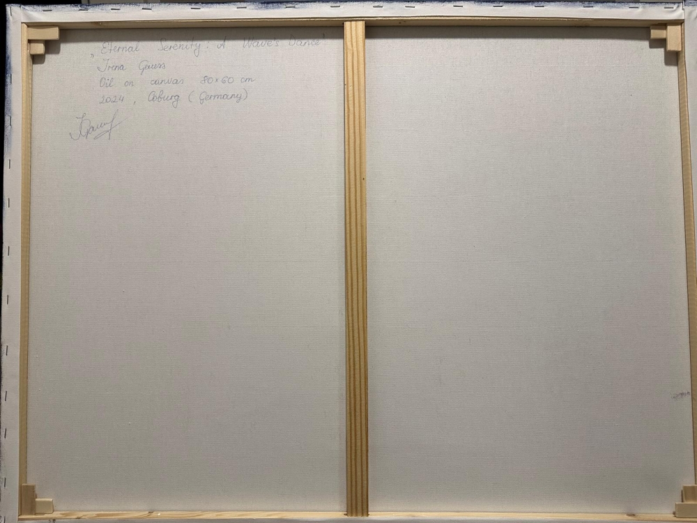 \"Eternal Serenity: A Wave's Dance\"