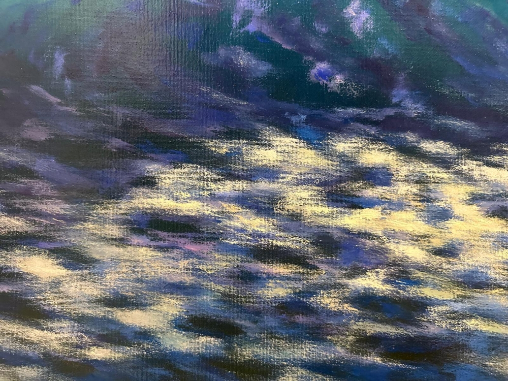 \"Eternal Serenity: A Wave's Dance\"