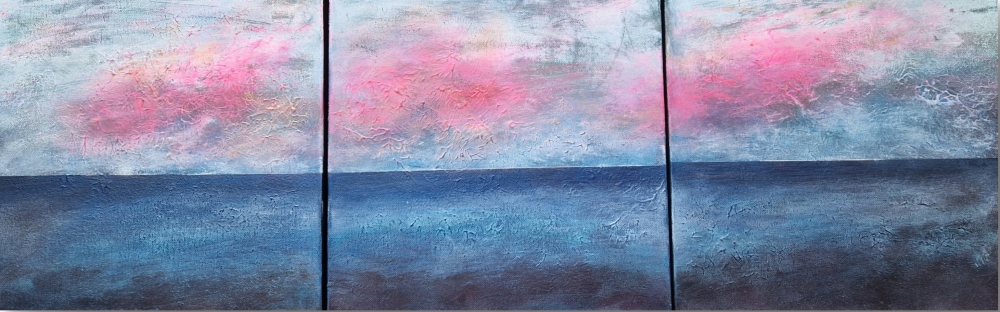 Crimson silence Triptych