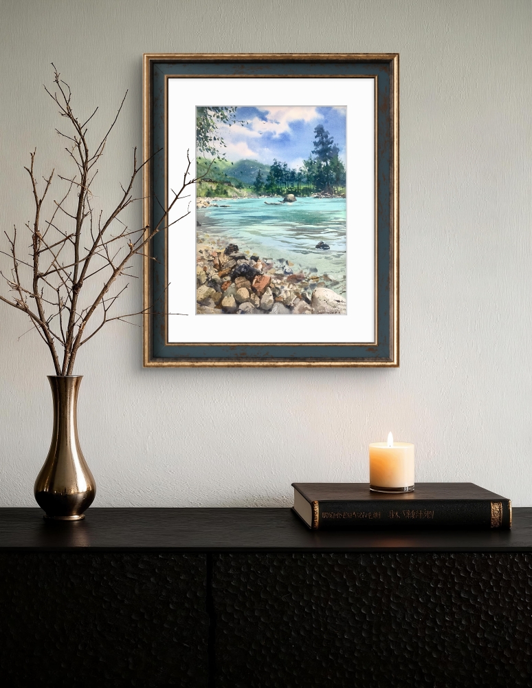 Mountain river Arkhyz