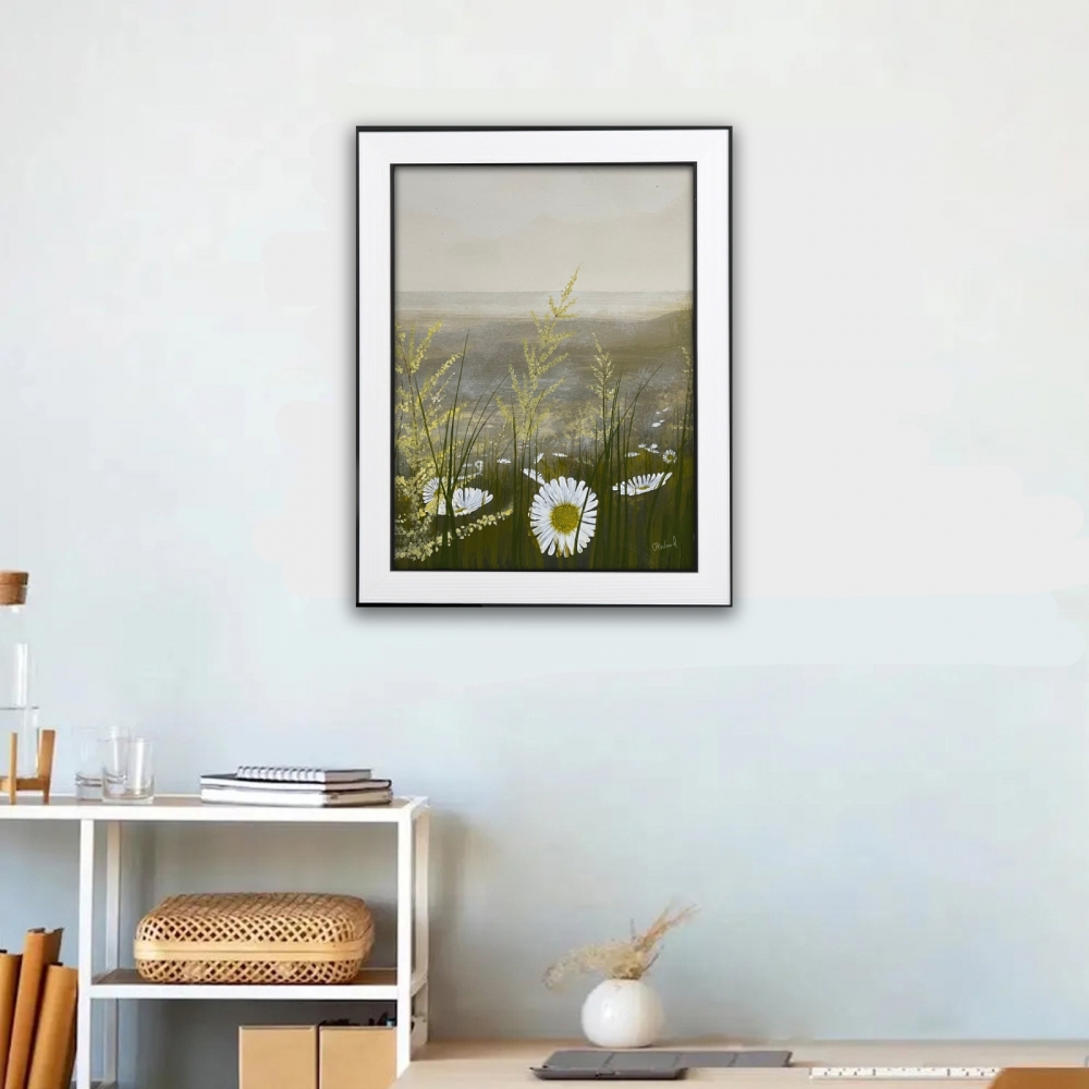 Daisy grace landscape framed