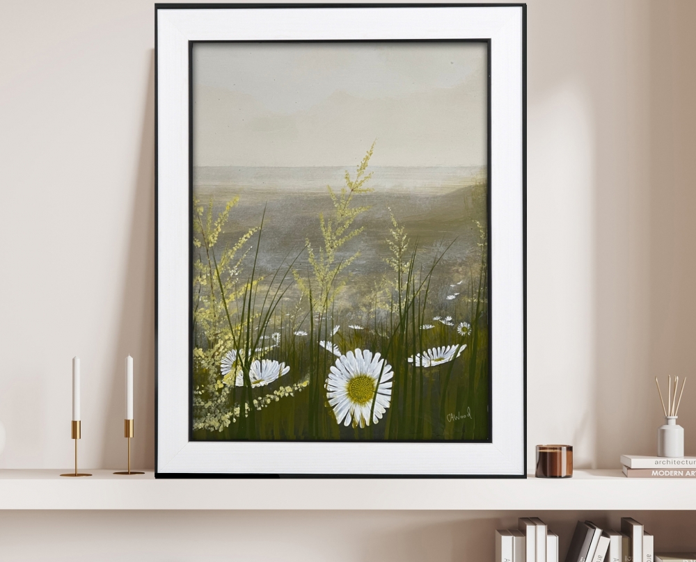 Daisy grace landscape framed