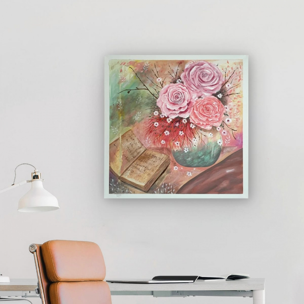 Vintage Blooms Canvas Painting