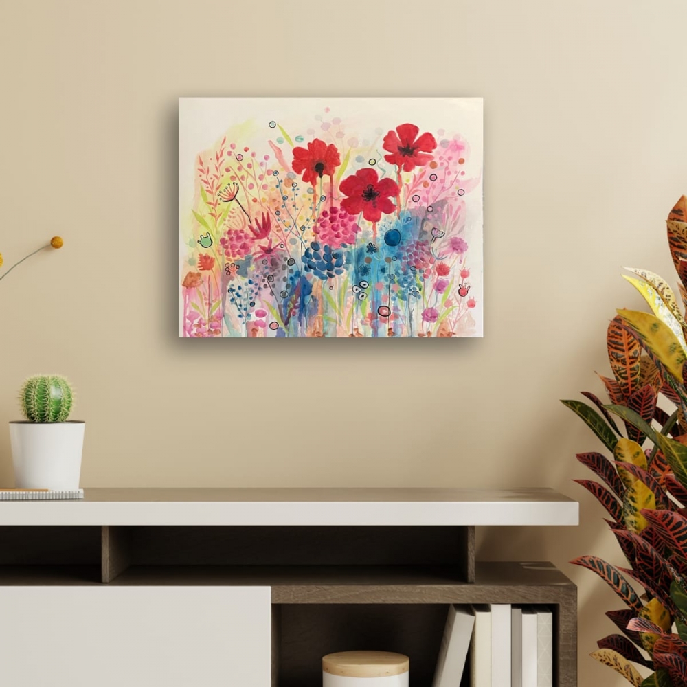 Natures Palette Vibrant Canvas Painting