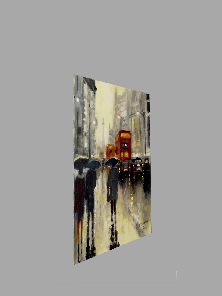 A rainy day in London