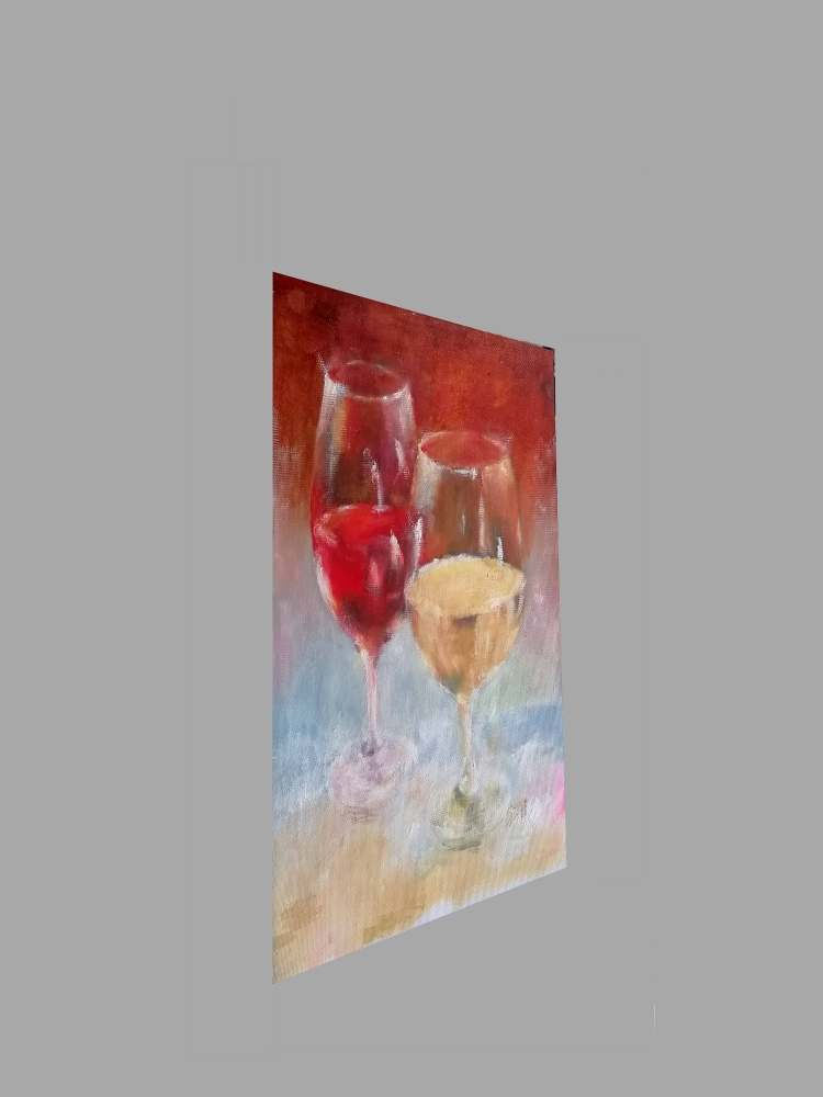 Two Glasses of Wine for a Toast