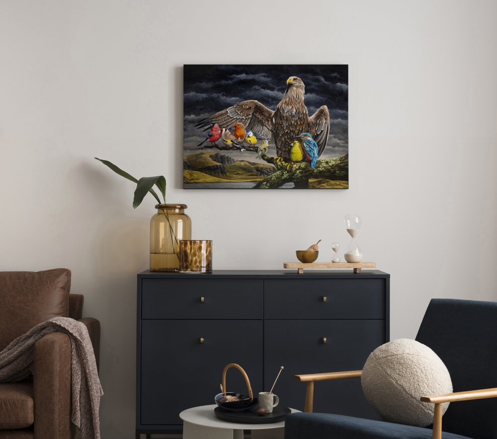 Covered by His Feathers