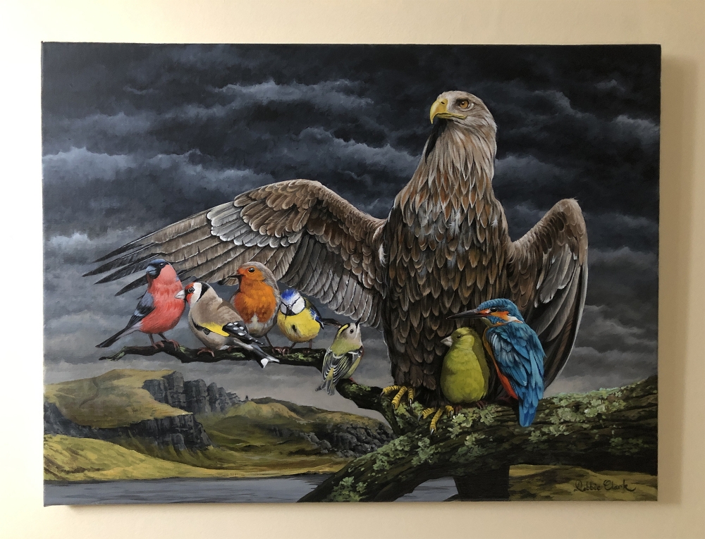 Covered by His Feathers