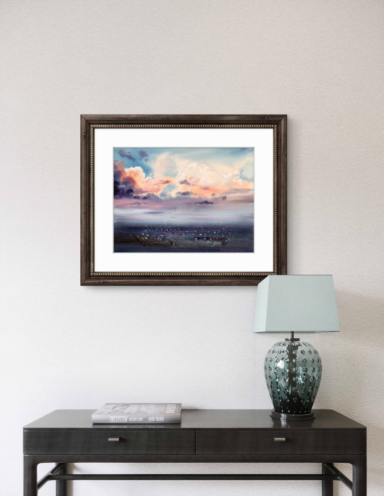 City Cloudscape at Sunrise