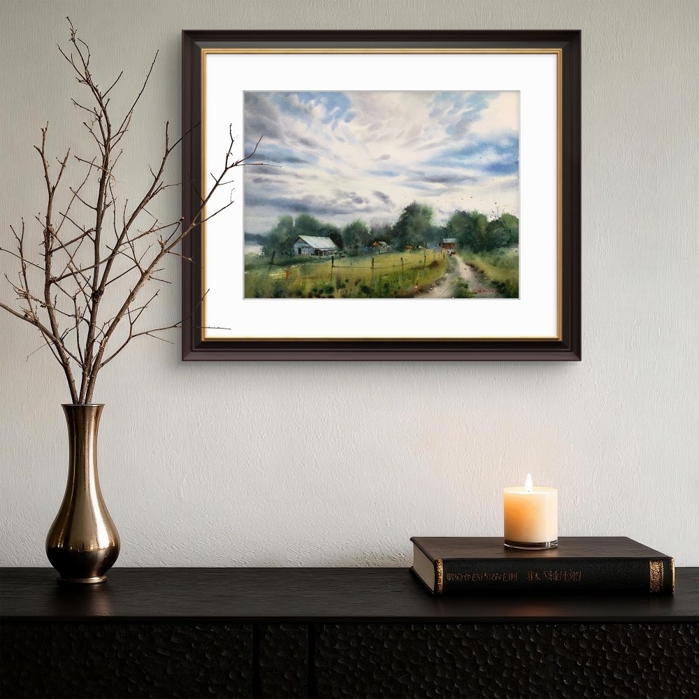 Clouds over the farm