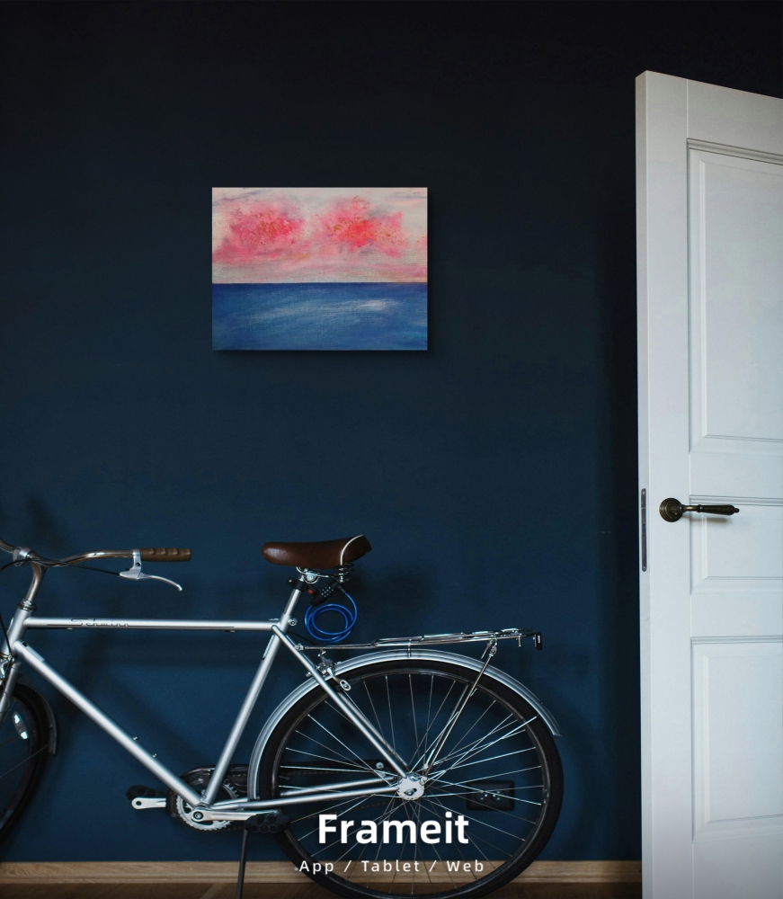 Where the sky learns the sea