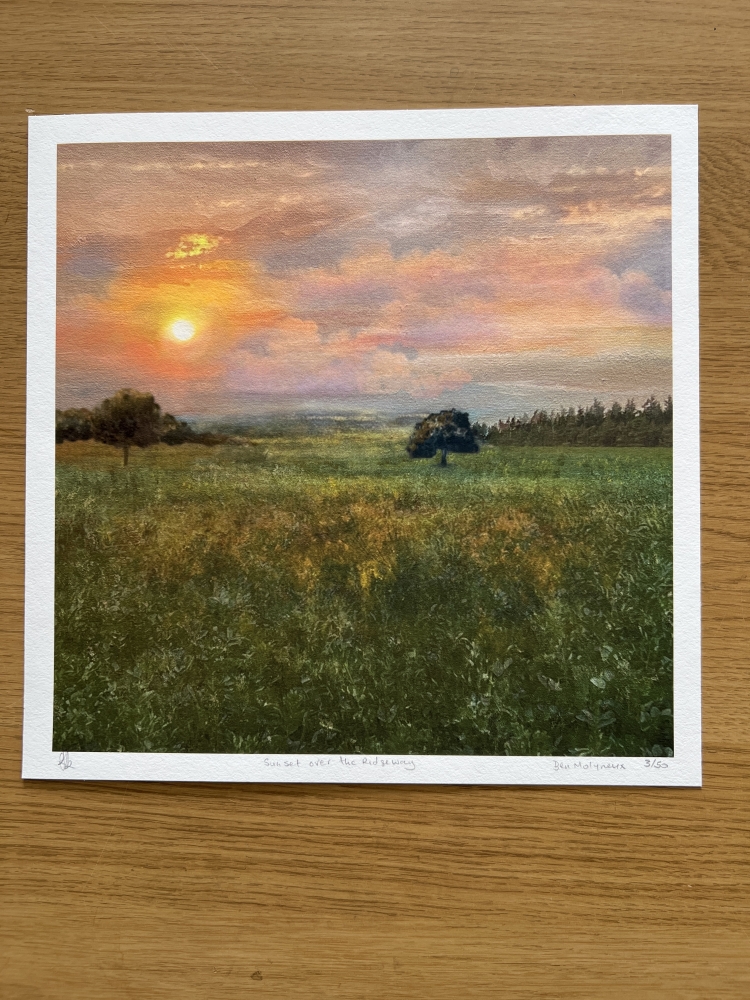 The Sunset over the Ridgeway