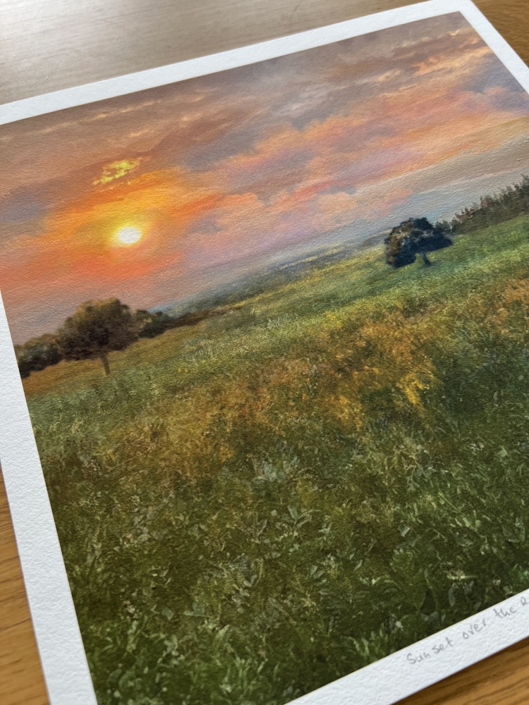 The Sunset over the Ridgeway