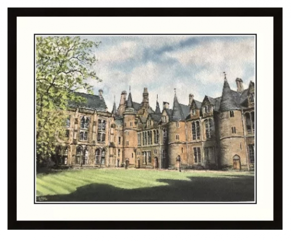 Summers Day at Glasgows Old University