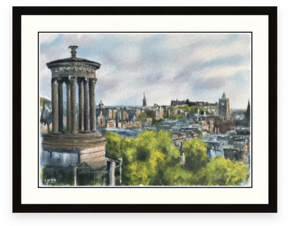 Edinburgh from Calton hill 