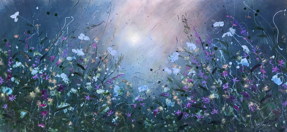 Midnight's Floral Symphony