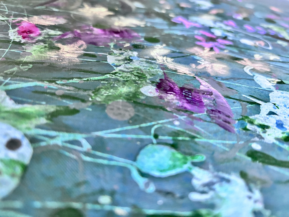 Midnight's Floral Symphony