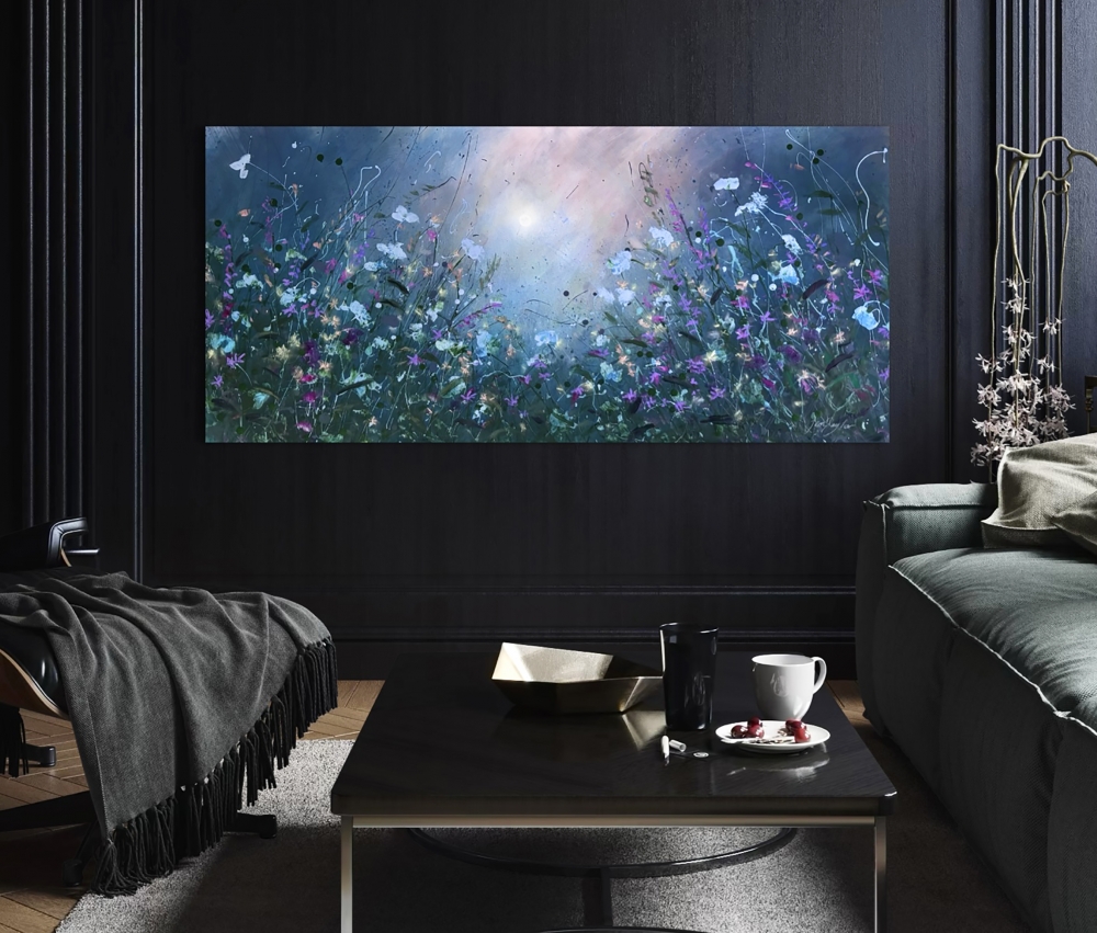 Midnight's Floral Symphony