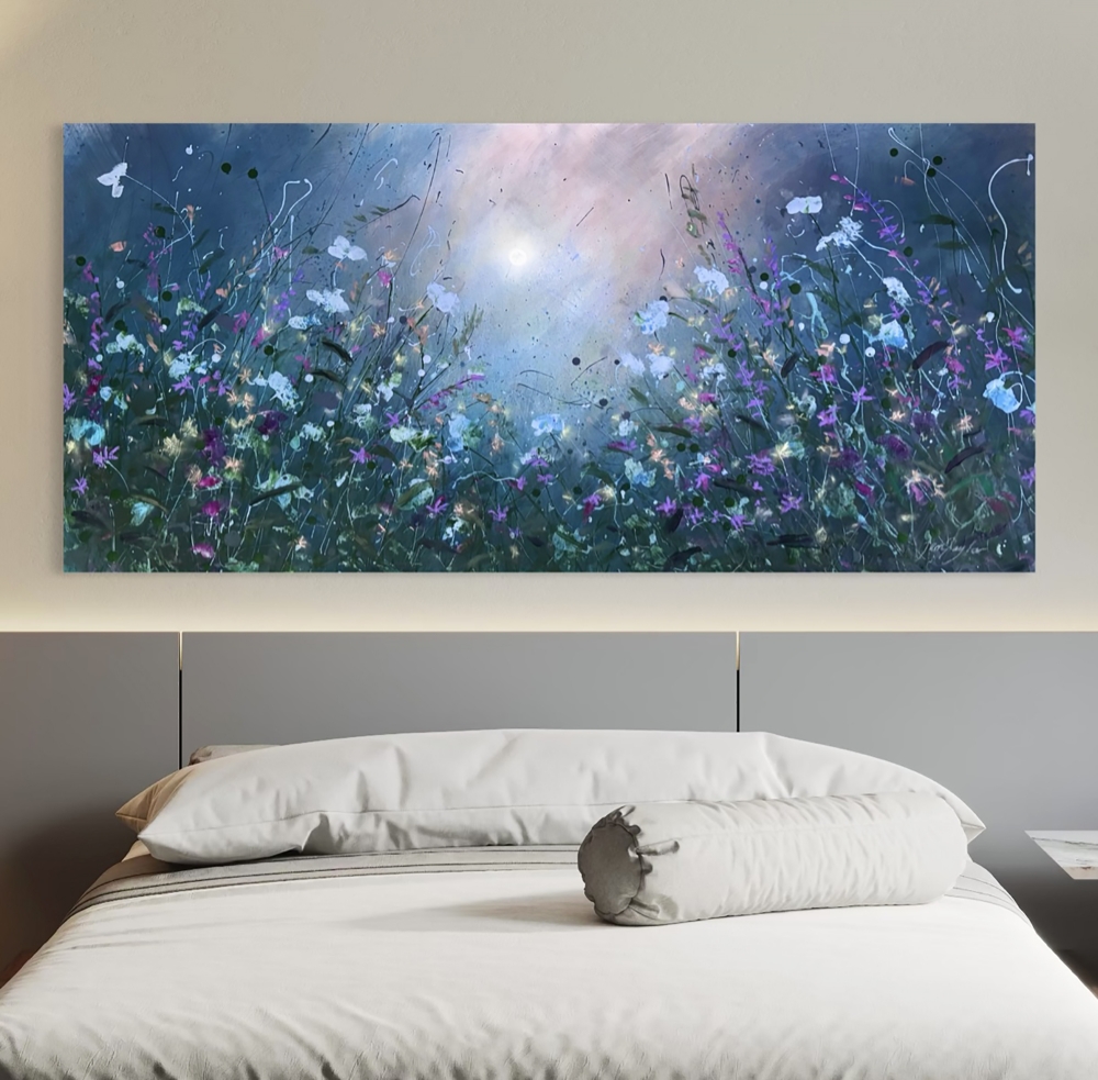 Midnight's Floral Symphony