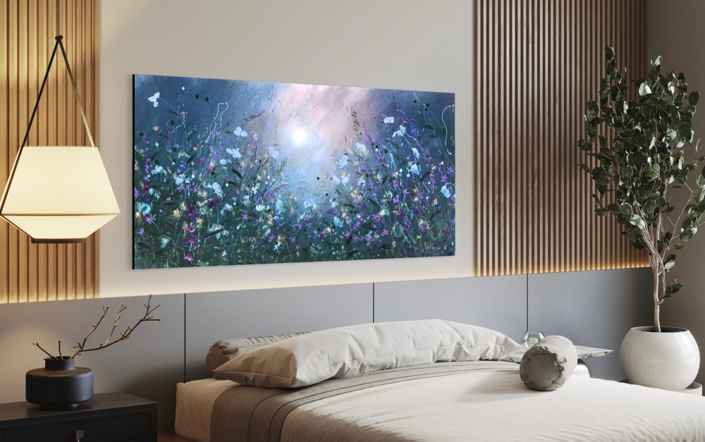 Midnight's Floral Symphony