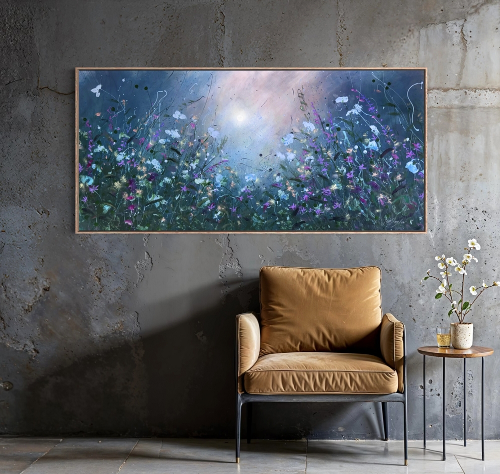 Midnight's Floral Symphony