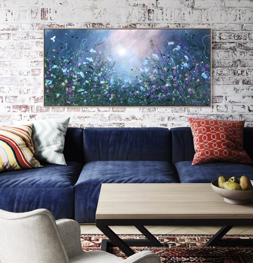 Midnight's Floral Symphony