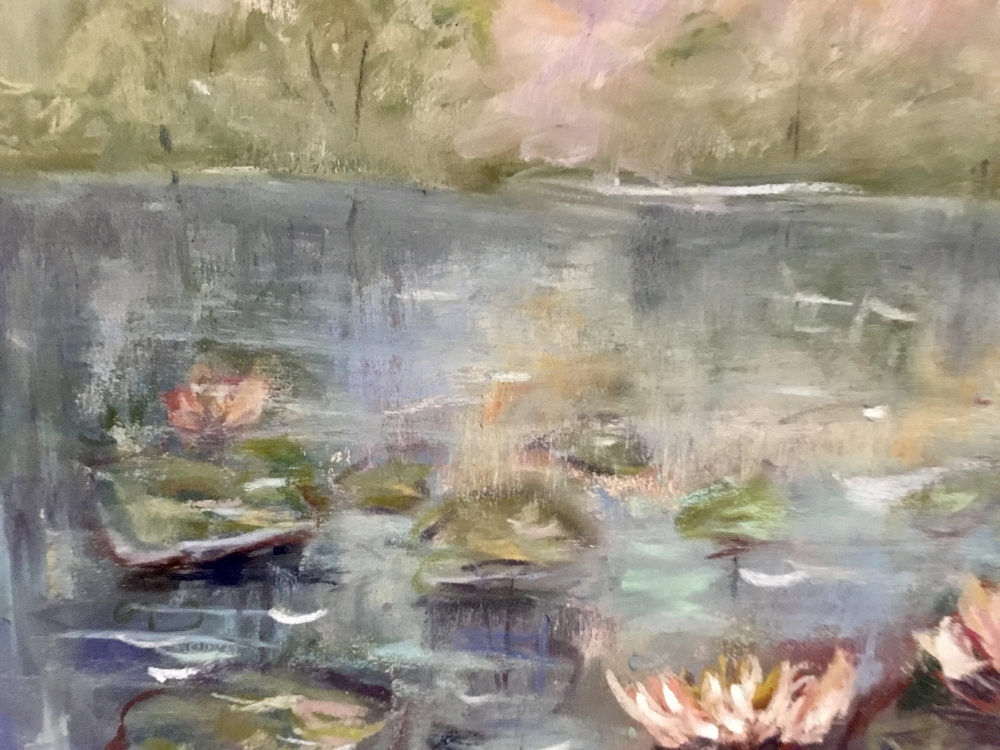 Azure Tranquility – Original Soft Pastel Painting A4