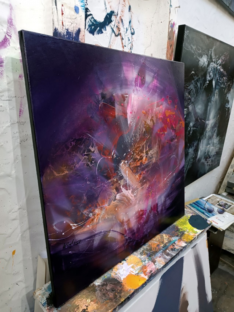 Night Blossom large size masterpiece Ovidiu Kloska