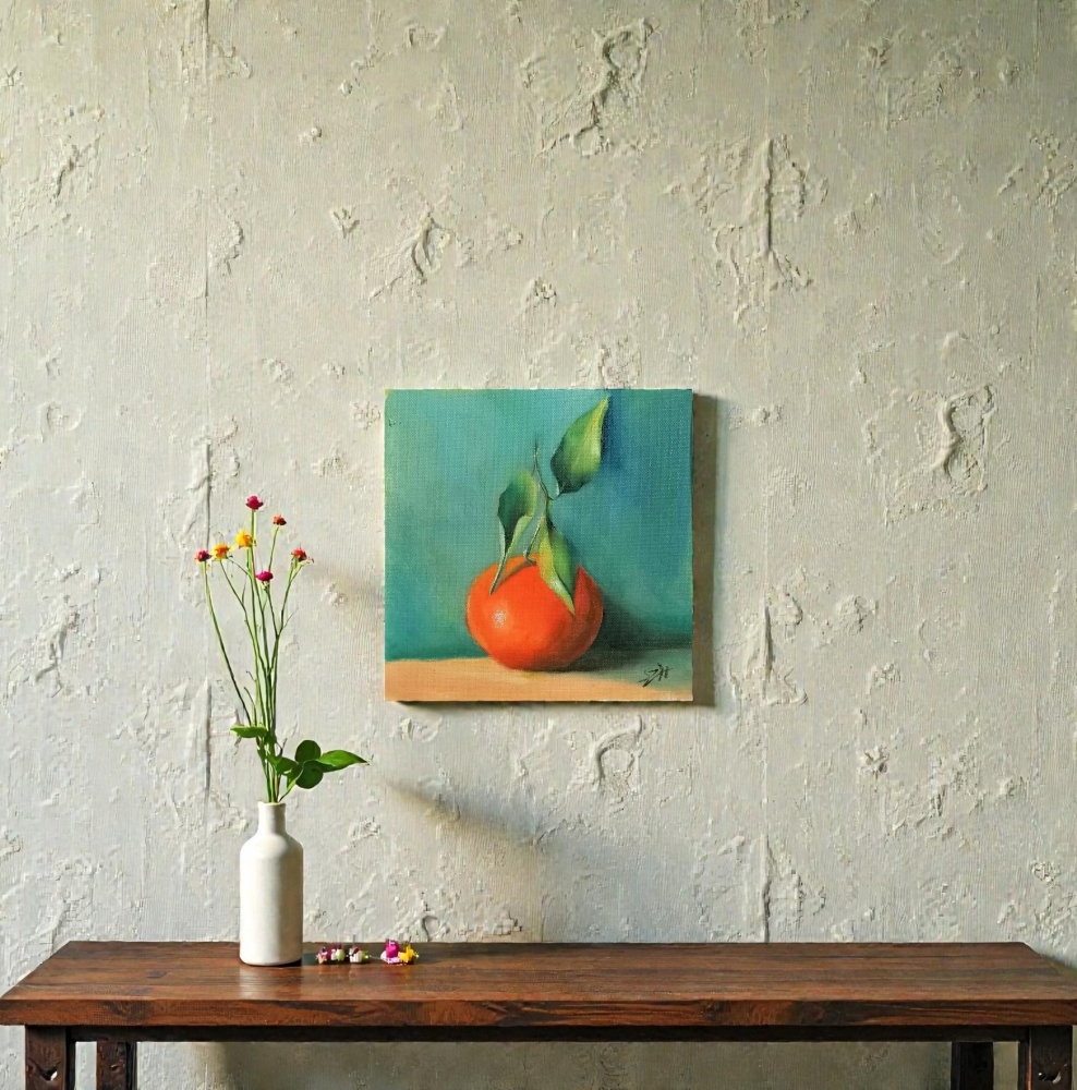 Still life with an  Orange 