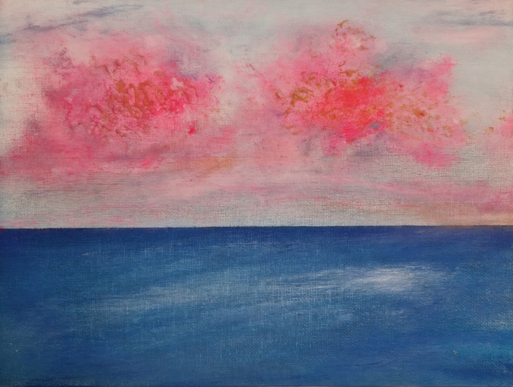 Where the sky learns the sea